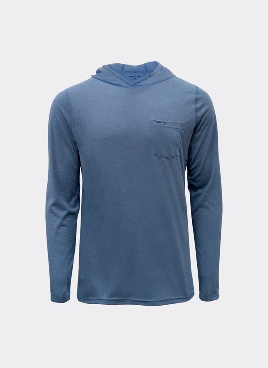 Poncho Performance Hoodie - Slate Blue