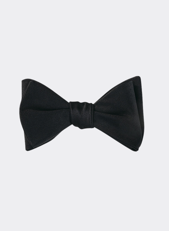 R. Hanauer Formal Black Bow Tie - Self Tie