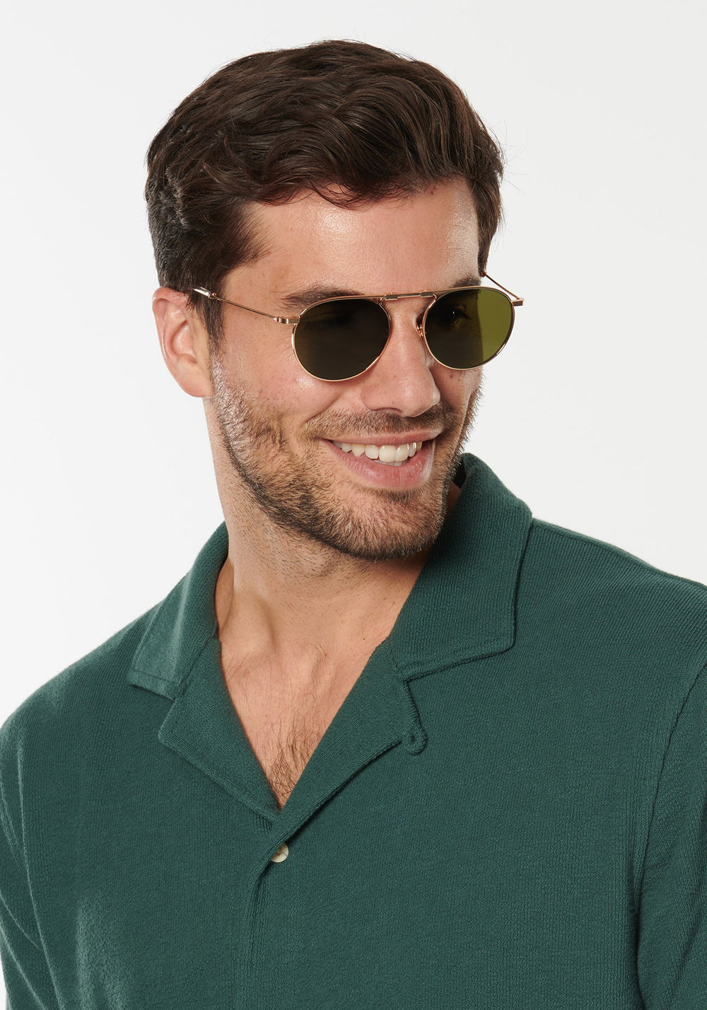 Rampart Fold In 18K Polarized Sunglasses