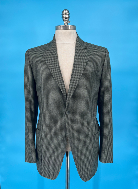 Ravazzolo Olive Houndstooth Soft Jacket