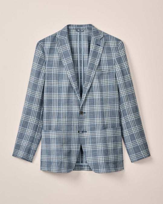 Johnnie-O Bergman Top Shelf Wool Cotton Sport Coat In Navy