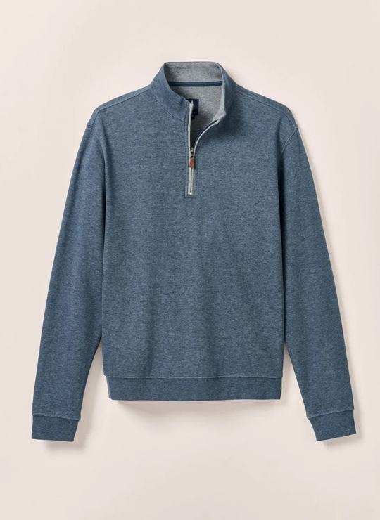 Sully 1/4 Zip Pullover In Helios Blue