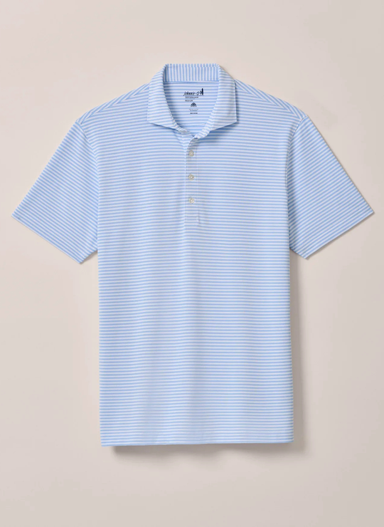 Stetsons Performance Mesh Polo In Malibu