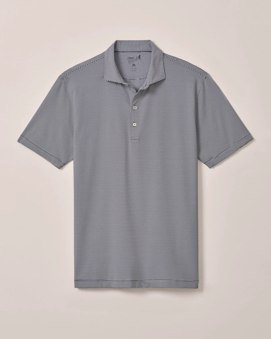 Lyndonn Stripe Performance Jersey Polo In Tonal