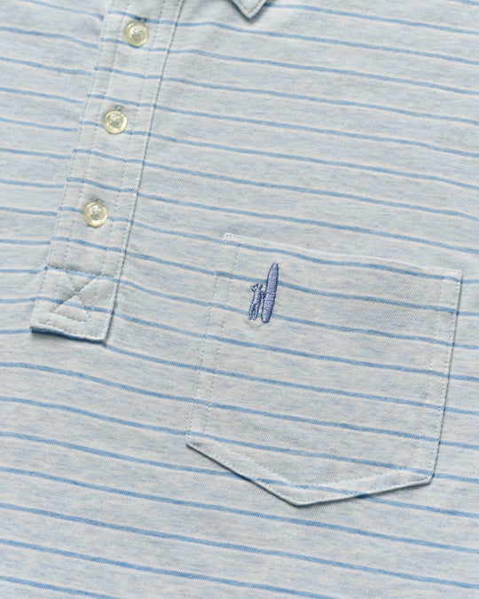 Johnnie-O Matthis Stripe Original 4-Button Polo In Air