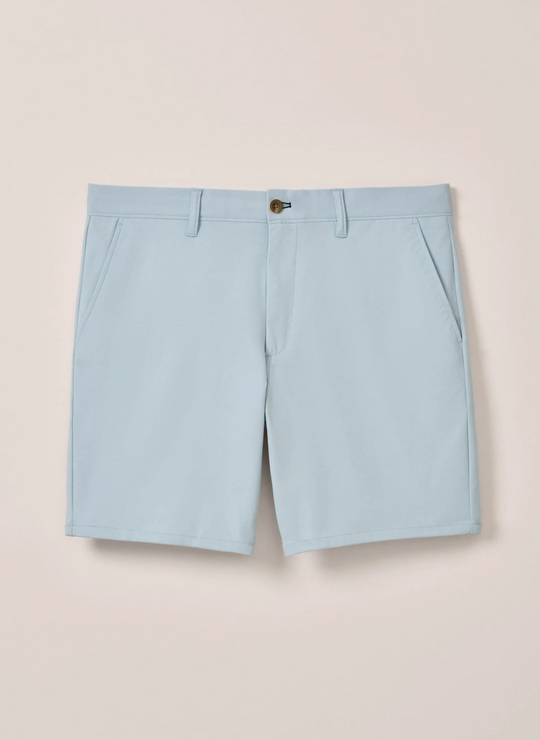 Johnnie-O Jupiters Stretch Cotton Performance Shorts In Skyway
