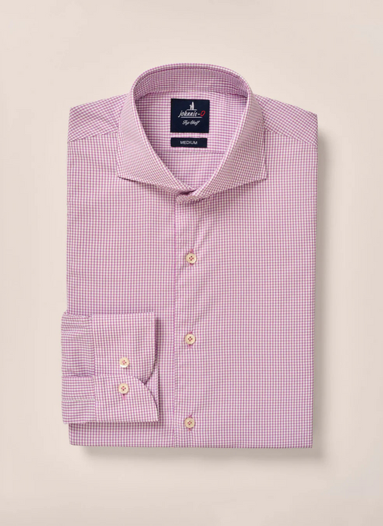 Johnnie-O Schwartz Top Shelf Button Up Shirt In Petal