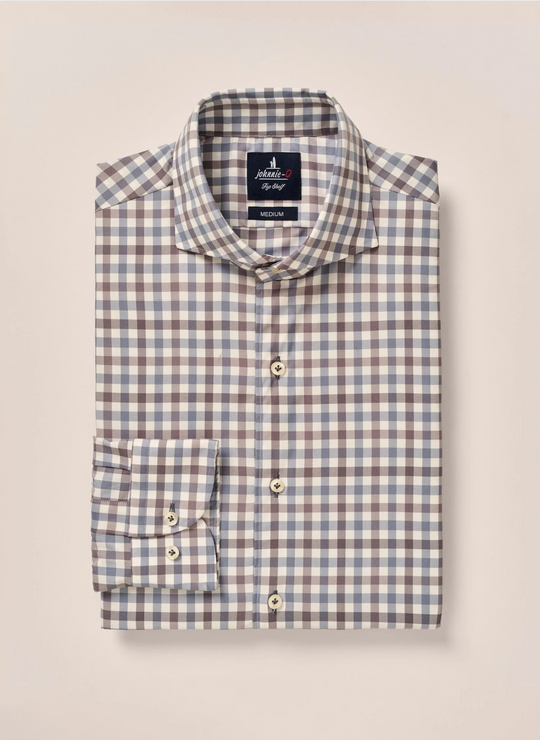 Johnnie-O Beryl Top Shelf Button Up Shirt In Laguna Blue