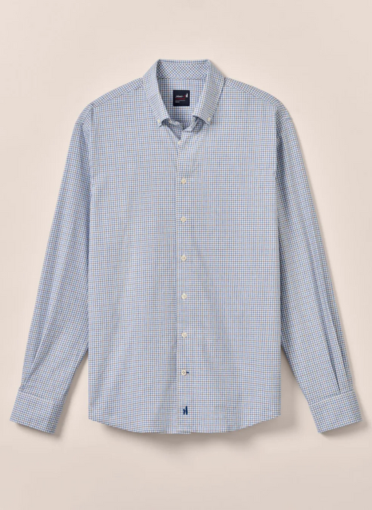Johnnie-O Koby Performance Button Down Shirt Haze