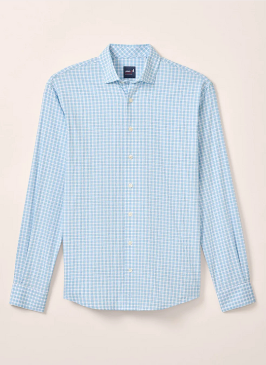Johnnie-O Westwood Performance Button Up Shirt In Malibu