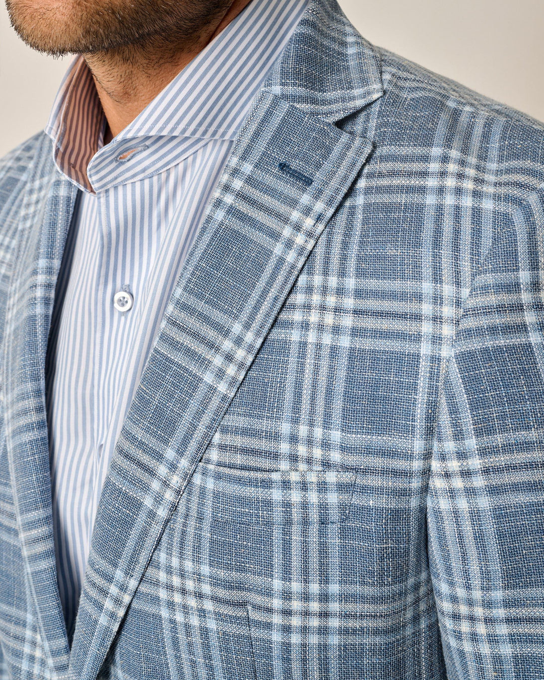 Johnnie-O Bergman Top Shelf Wool Cotton Sport Coat In Navy