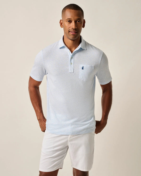 Johnnie-O Heathered Original 4-Button Polo 2.0 In Air
