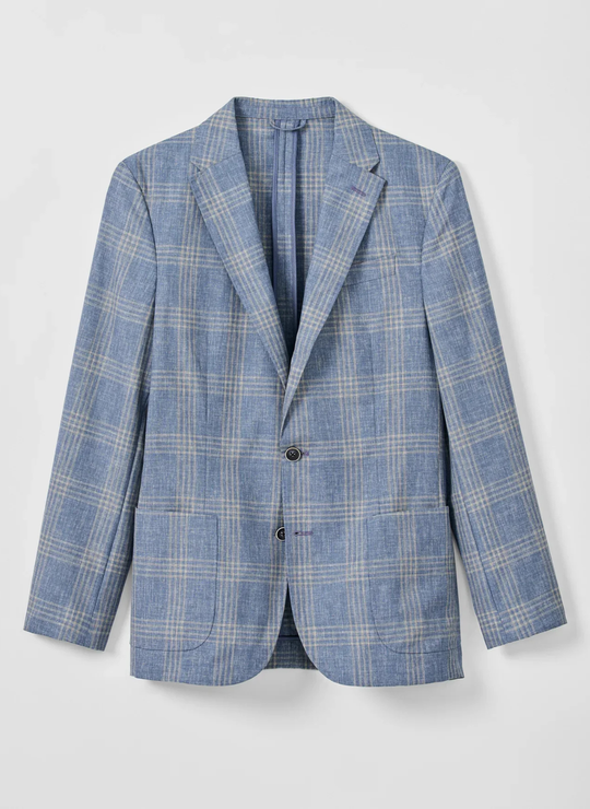 Barney Top Shelf Woven Sport Coat In Malibu