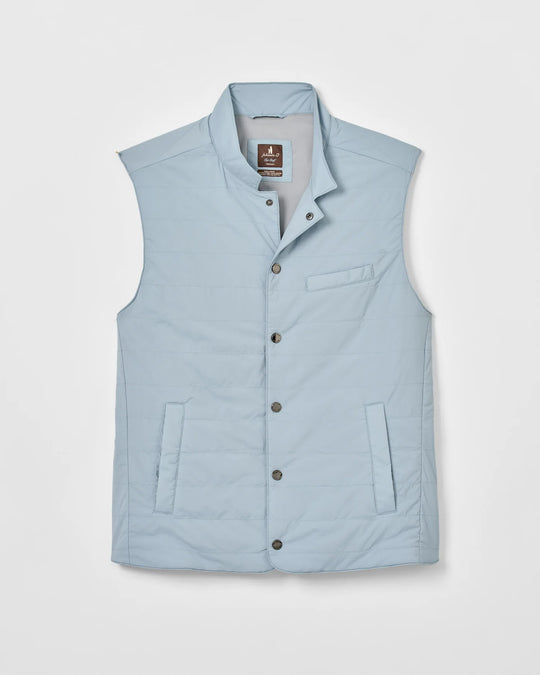 Bauer Quilted Vest In Steel Blue