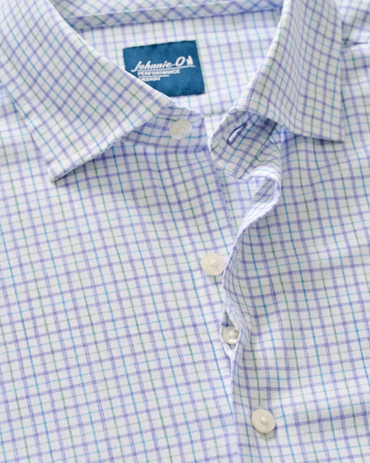 Briney Everyday Performance Button Down Shirt In Thistle