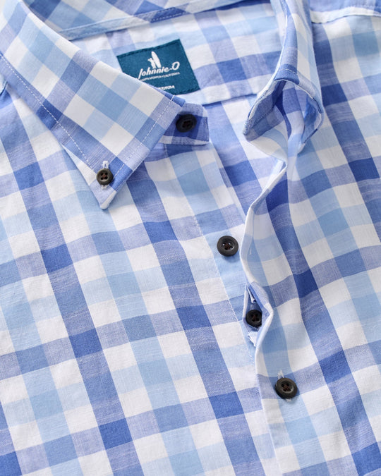 Candler Hangin Out Button Down Shirt In Malibu