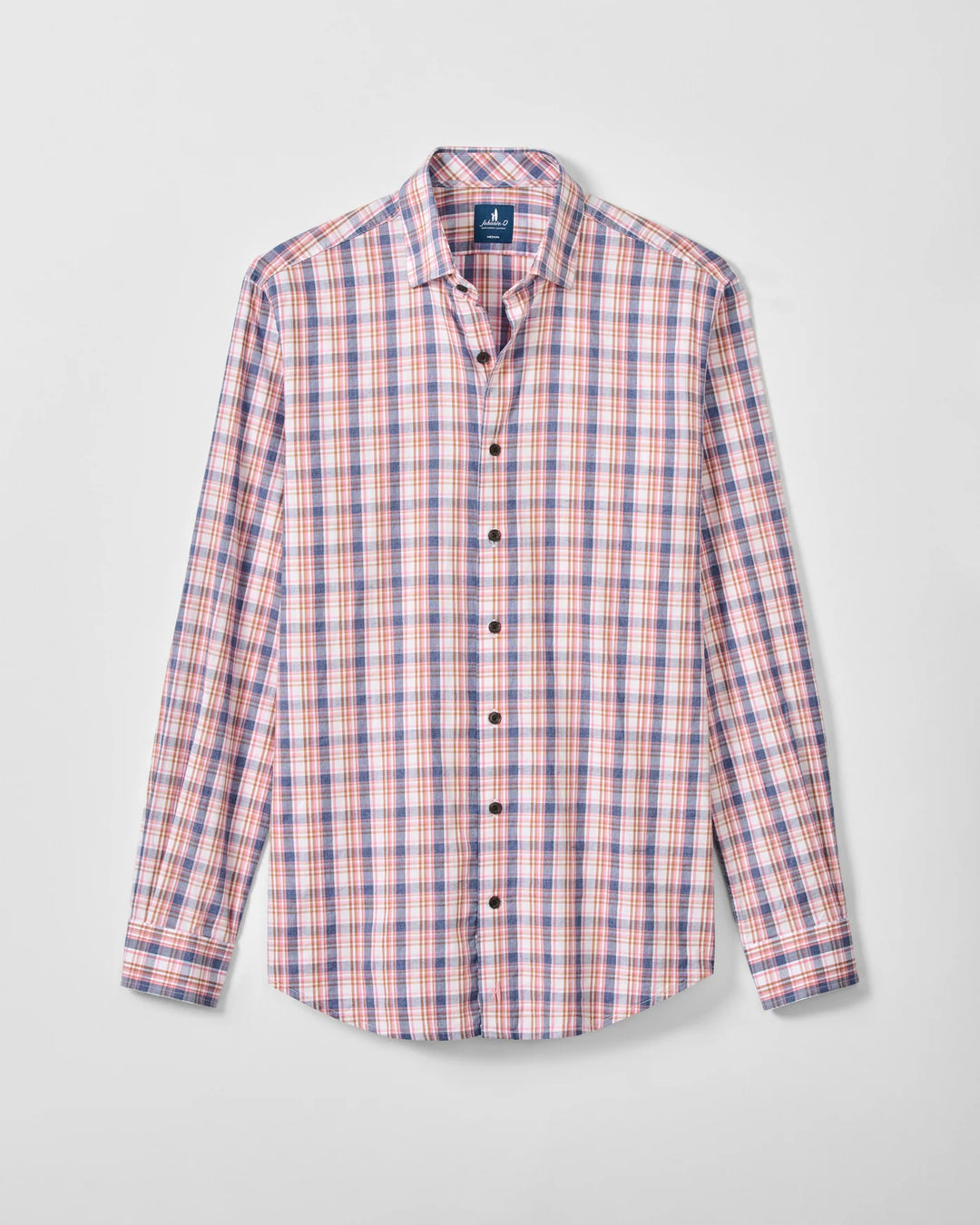 Johnnie-O Jordi Slub Cotton Button Down Shirt In Lollipop
