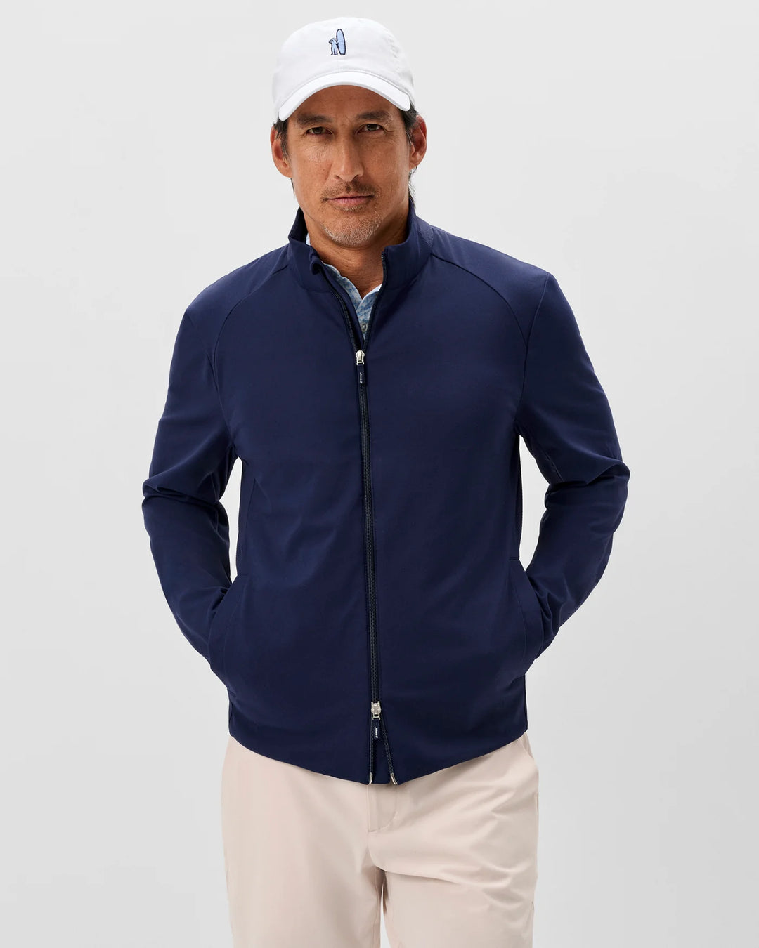 Hoppin Performance Jacket In Navy