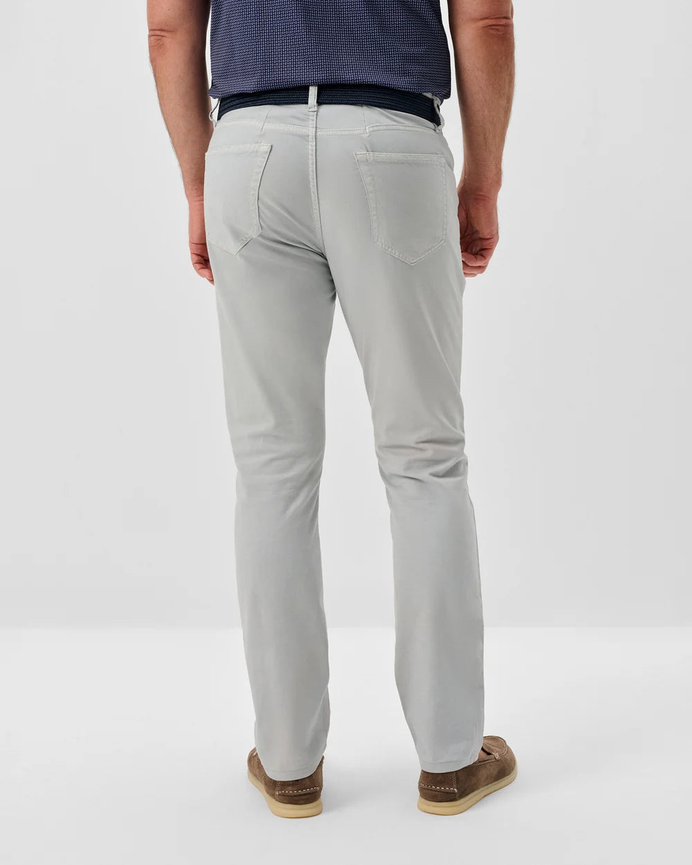 Carmel Sateen 5-Pocket Pant In Chrome