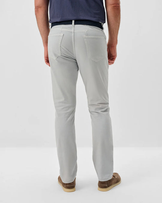 Carmel Sateen 5-Pocket Pant In Chrome