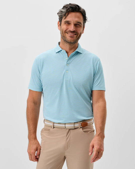 Stetsons Performance Mesh Polo In Macaw