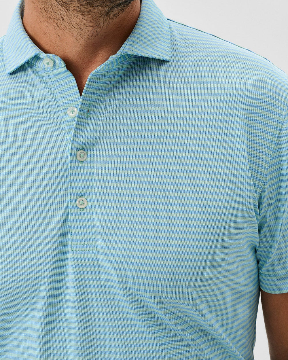 Stetsons Performance Mesh Polo In Macaw