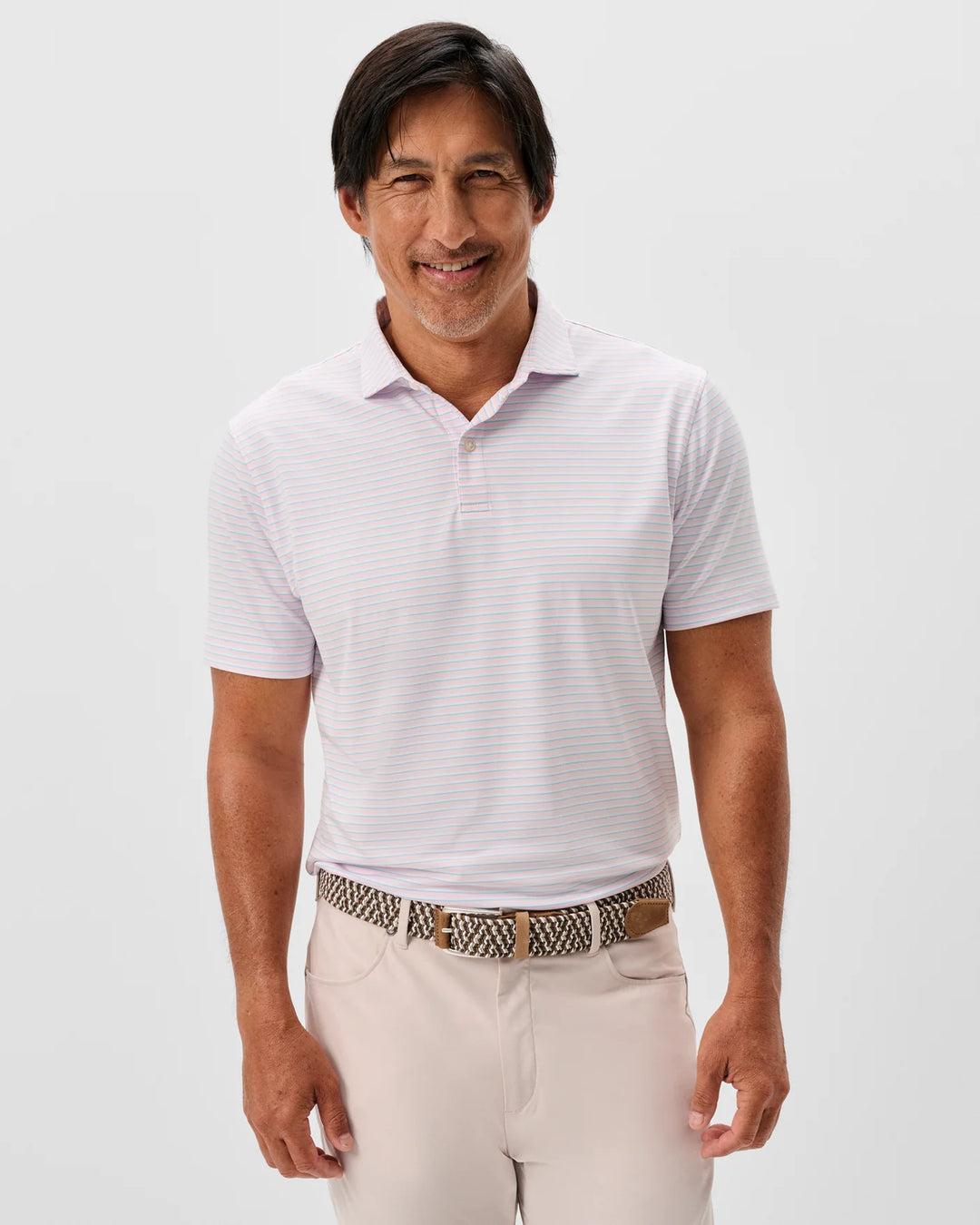Rez Performance Jersey Polo In Lollipop
