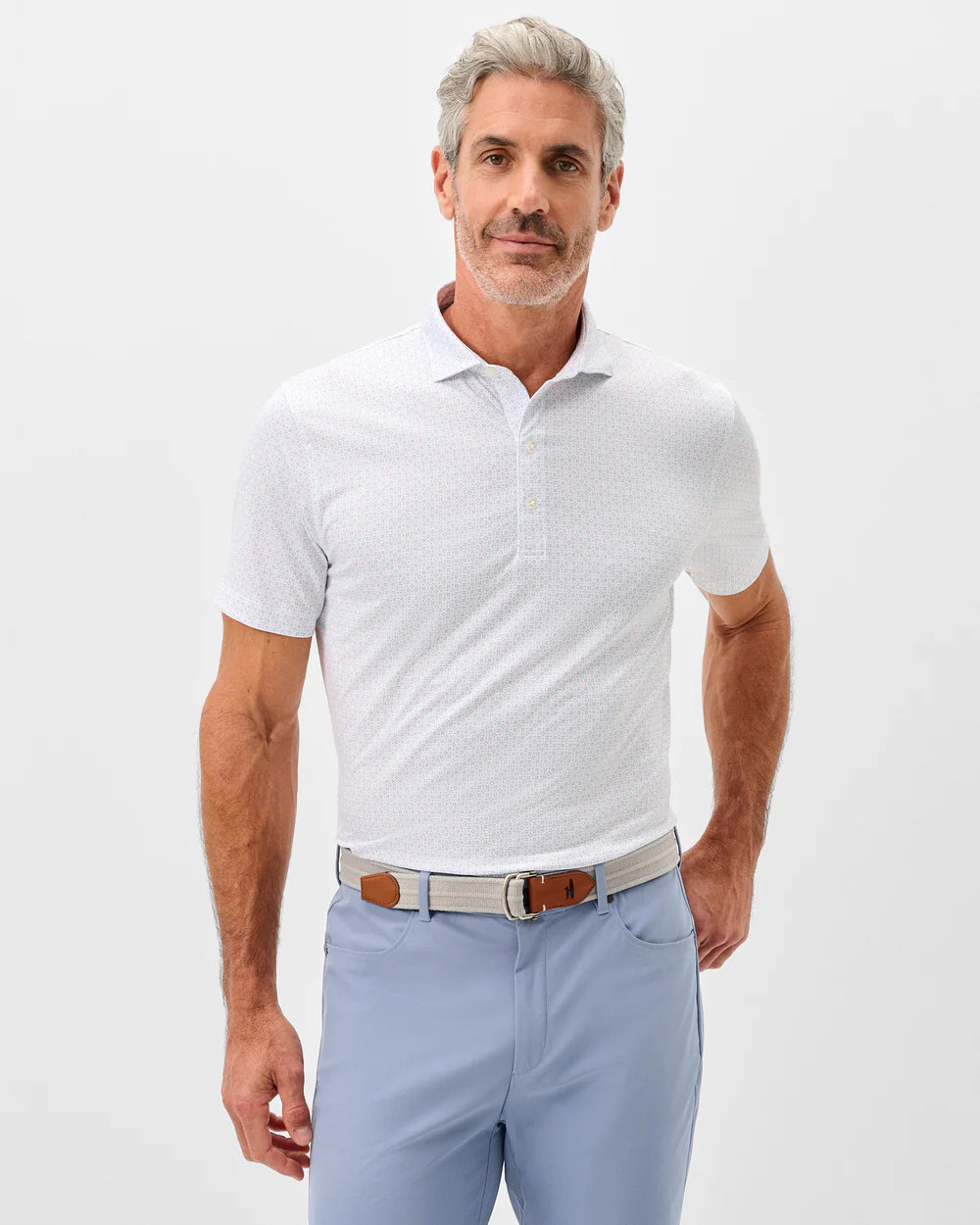 Performance Jersey Polo - Torres in White