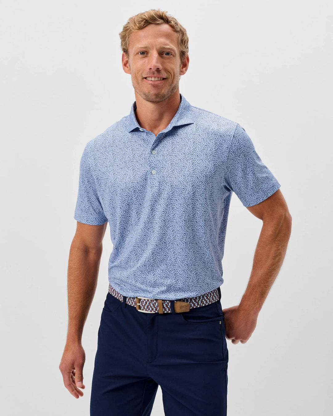 Prawn Performance Jersey Polo In Kona