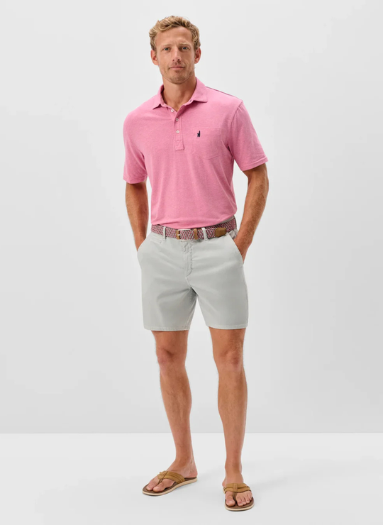 Nassau Cotton Blend Shorts In Chrome
