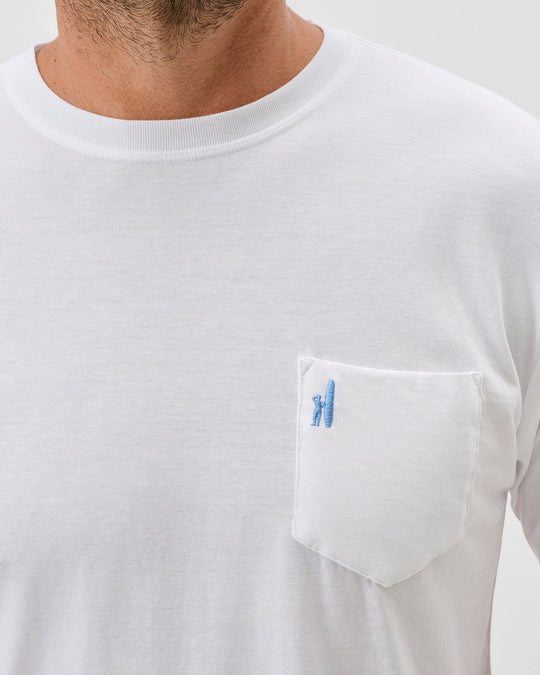Dale Cotton Blend T-Shirt In White
