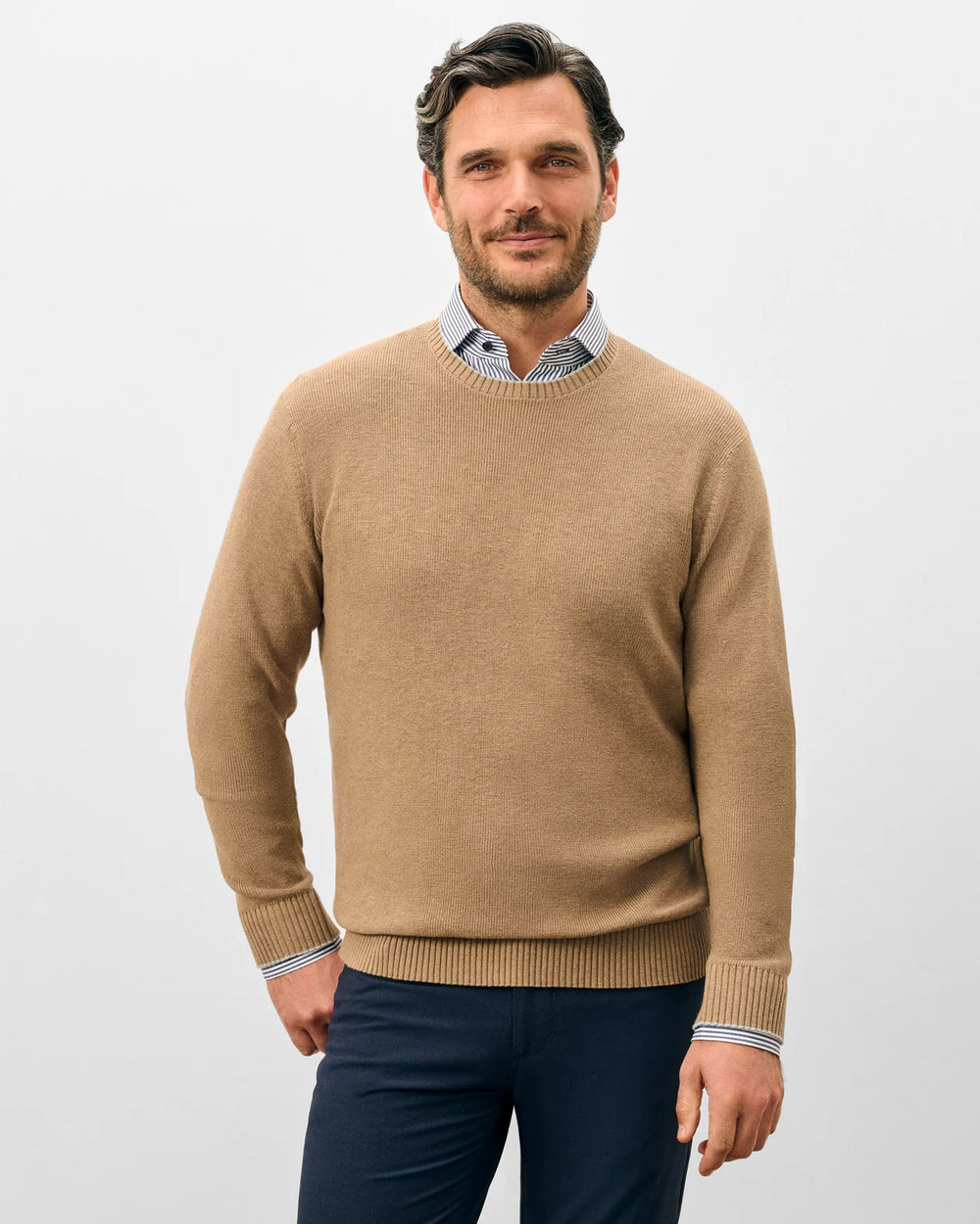Hatcher Crewneck Sweater In Alpaca