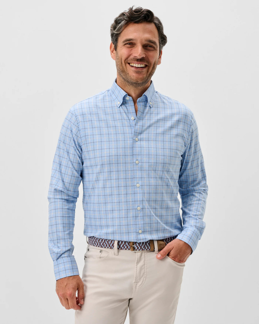 Miramont Everyday Performance Button Down Shirt In Malibu