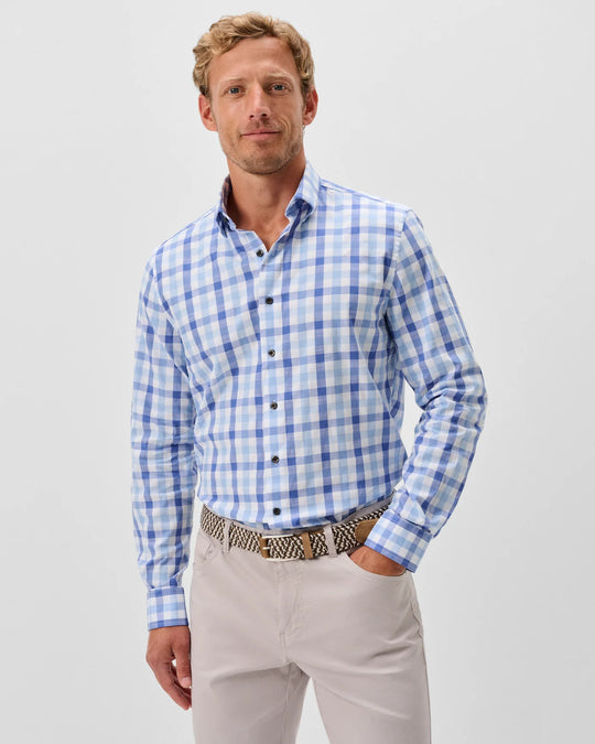 Candler Hangin Out Button Down Shirt In Malibu