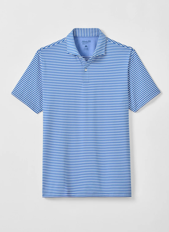 Performance Jersey Polo - Rez Stripe in Sound Side