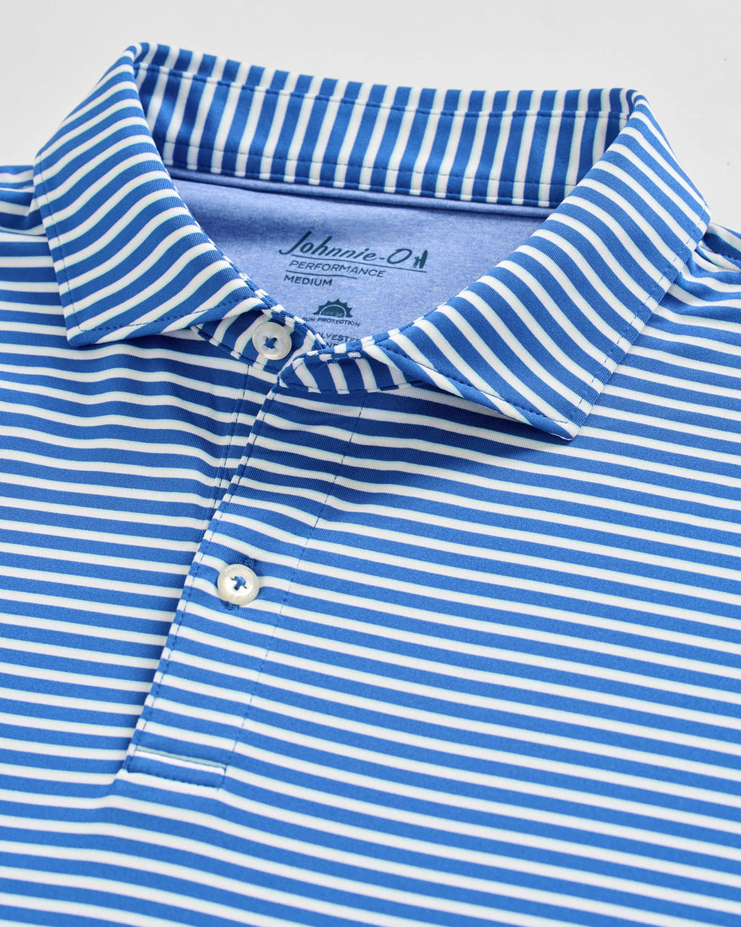Performance Jersey Polo - Rez Stripe in Sound Side
