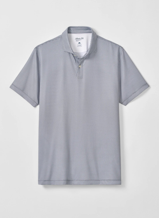 Performance Jersey Polo - Rud in Heather Black