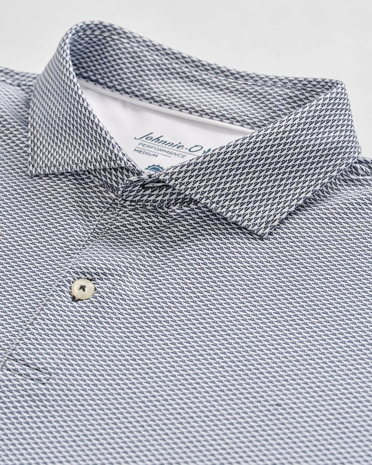 Performance Jersey Polo - Rud in Heather Black