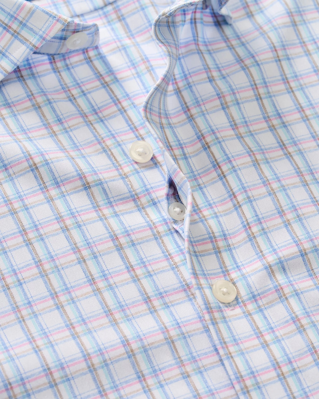 Salvadore Everyday Performance Button Down Shirt In White