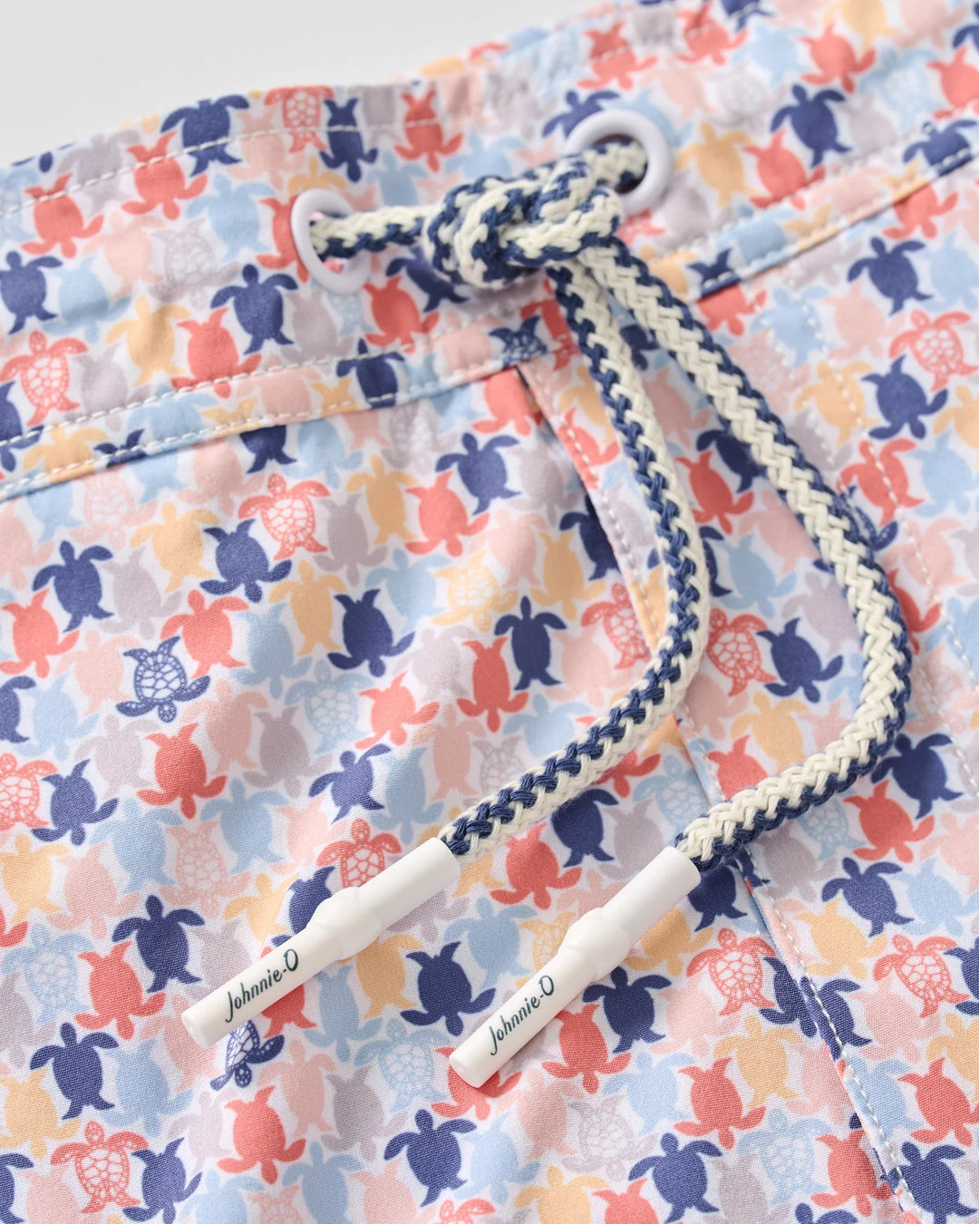Shelly Half Elastic 7" Swim Trunks In White