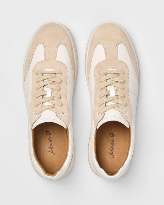 Sure Shot Sneaker In White/Tan