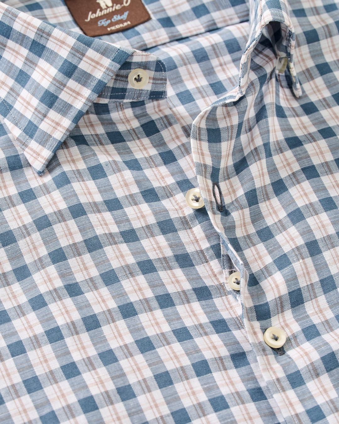 Tad Top Shelf Linen Button Down Shirt In Wake