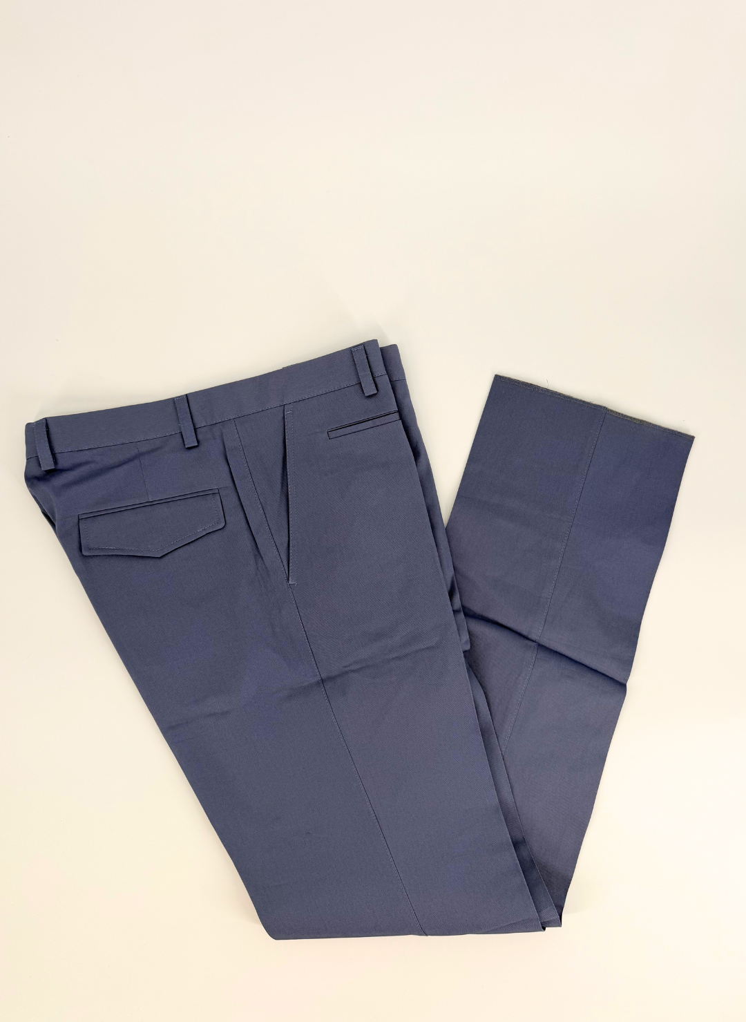 Cotton Chino Pant in Steel Blue