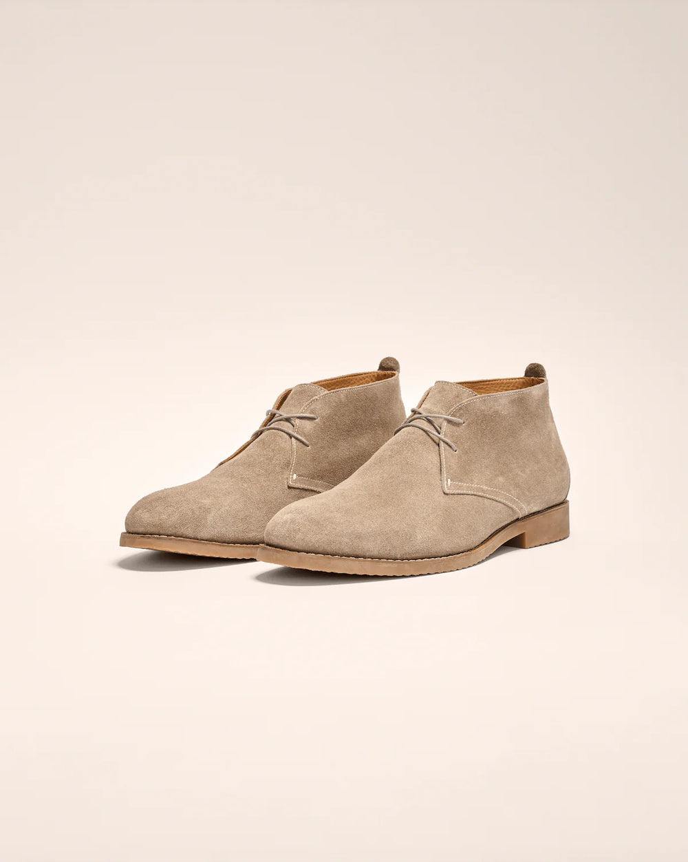 Johnnie-O J-Flex Suede Chukka Boot In Stone