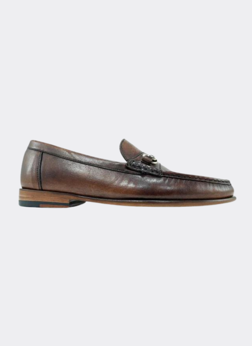 The Oxford Shop Snaffle Bit Loafer In Brown