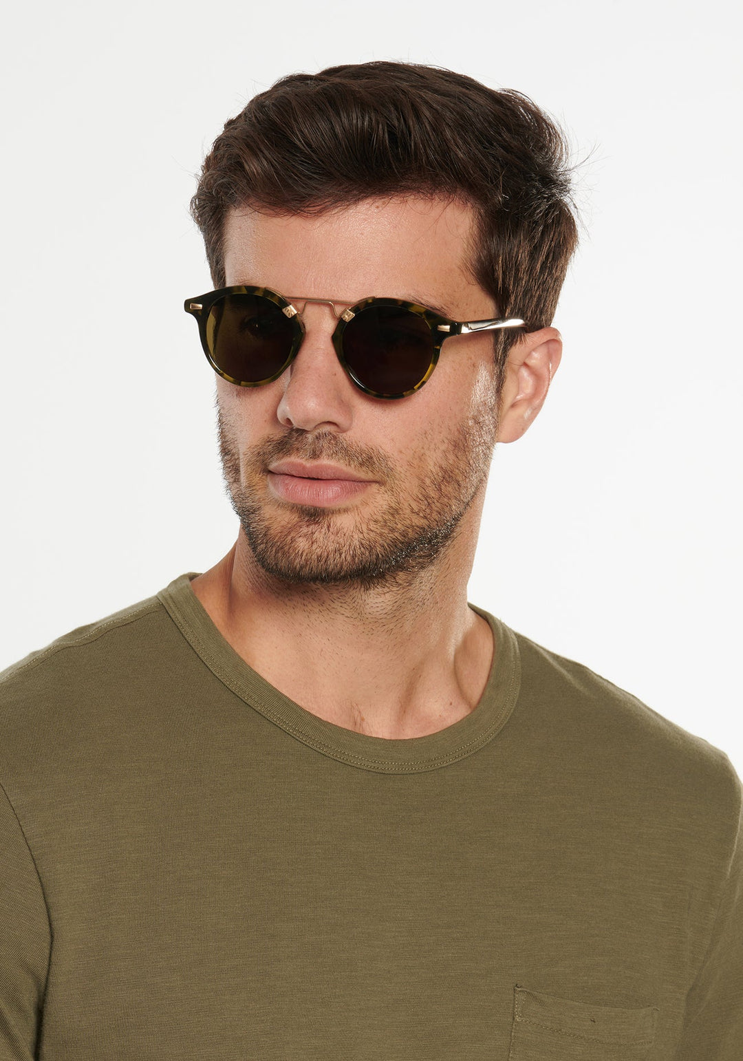 Krewe St. Louis Sunglasses In Tortuga 12K