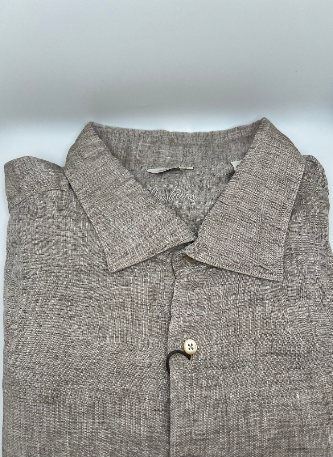 Stenströms Beige Linen Shirt