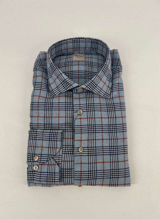 Stenströms Blue Checked Flannel