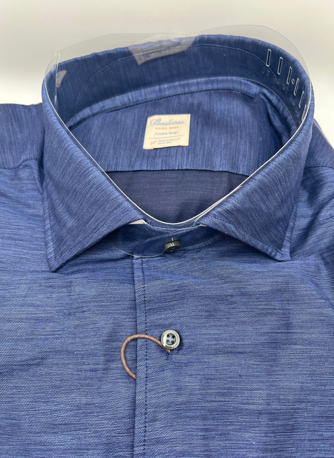Stenströms Blue Cotton/Linen Shirt