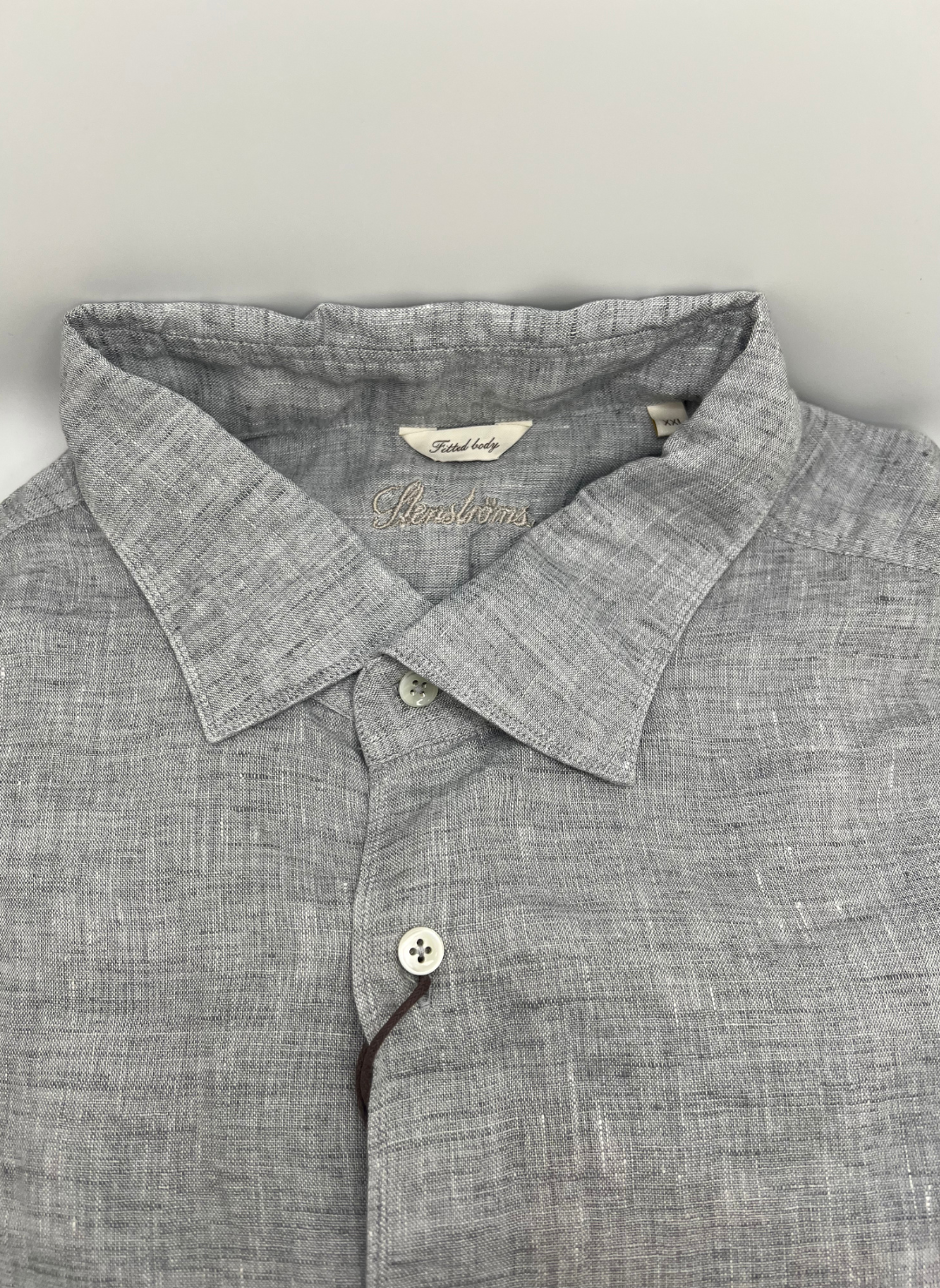 Stenströms Grey Linen Shirt